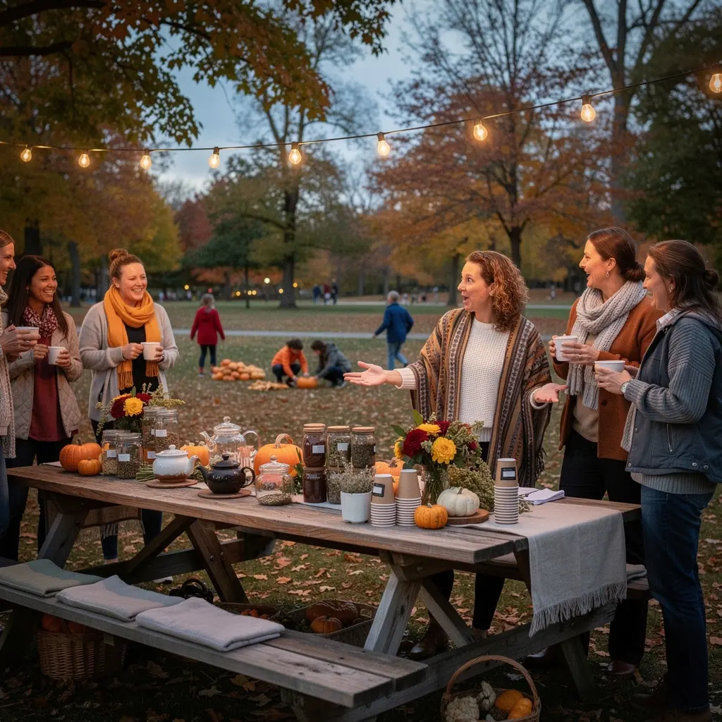Sklenený pohár s čajom z chmeľu a citrónovými plátkami.